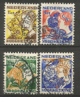 HOLANDA YVERT NUM. 245/248 SERIE COMPLETA USADA - Gebruikt