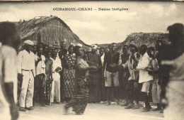 PC AFRICA OUBANGUI-CHARI DANSE INDIGENE FRENCH EQUATORIAL AFRICA (a51580) - Centrafricaine (République)