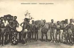 PC AFRICA OUBANGUI-CHARI DANSES GUERRIERES FRENCH EQUATORIAL AFRICA (a51584) - Central African Republic