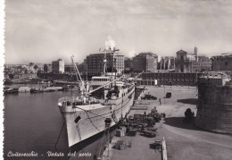 Cartolina Civitavecchia - Veduta Dal Porto - Civitavecchia