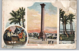 EGYPT - ALEXANDRIA, Market , Colonne, Edit. Carlo Mieli, Ca. 1900 - Alexandrie