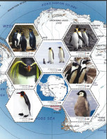 Luxemburg 2023  Antarctica Pinguins Penguins  1    Sheetlet     Postfris/mnh/neuf - Ongebruikt