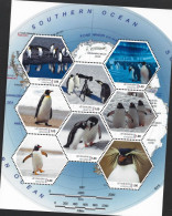 Luxemburg 2023  Antarctica Pinguins Penguins  2    Sheetlet     Postfris/mnh/neuf - Ungebraucht