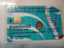 THAILAND MINT  TOT CHIPS  SUAN DUSI GAMES 2002  BIRDS   MASCOTS - Thaïland