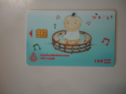 THAILAND USED  TOT CHIPS COMICS BIRTHDAY BABY - BD
