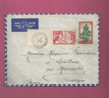 Lettre Par Avion De 1938 Pour La France - YT N° 84 Et 97 En BDF - Exposition Internationale De Paris - Storia Postale