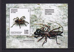 CUBA-2021-SPIDERS-MNH- - Hojas Y Bloques