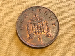 Münze Münzen Umlaufmünze Großbritannien 1 Penny 1985 - 1 Penny & 1 New Penny