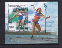 CUBA-2021-TOKYO OLYMPICS-MNH- - Hojas Y Bloques