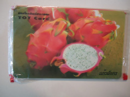 THAILAND MINT CARDS  FOOD FRUIT - Alimentazioni