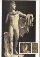 Carte-Maximum VATICAN N° Yvert 641 (APOLLON) Obl Sp Ill 1er Jour (Musée Du Vatican) - Cartas Máxima