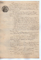 VP22.754 - SAINT JEAN D'ANGELY - Acte De 1892 - M. BOURCY, Percepteur à ABLIS Contre M. MARTEAU Fils, Charpentier à NERE - Manuscrits