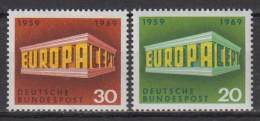 Europa/Cept , BRD  583/84 , Xx  (S 1737) - 1969