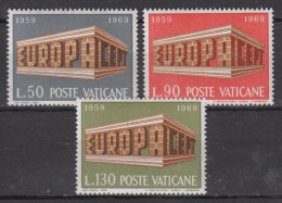 Europa/Cept , Vatikan  547/49 , Xx  (S 1740) - 1969