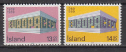 Europa/Cept , Island  428/29 , Xx  (S 1750) - 1969