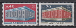 Europa/Cept, Fr. Andorra   214/15 , Xx  (S 1754) - 1969