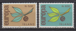 Europa/Cept, Island  395/96 , Xx  (S 1763) - 1965