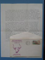BAXTER SPRINGS LIONS CLUB HISTORY -  Very Intereting Voyaged Letter.  - Schmuck-FDC