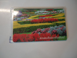 THAILAND   MINT   CARDS   FLOWERS GARDEN - Fiori