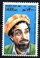 Afghanistan 2002 Joint Issue With France Commandant Ahmad Shah Massoud Masood Afghan National Hero Yvert N°1549 - Joint Issues