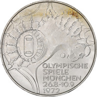 Monnaie, République Fédérale Allemande, 10 Mark, 1972, Hamburg, SUP, Argent - Sonstige & Ohne Zuordnung