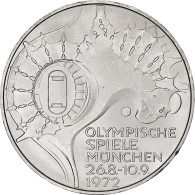 Monnaie, République Fédérale Allemande, 10 Mark, 1972, Hamburg, SPL, Argent - Sonstige & Ohne Zuordnung