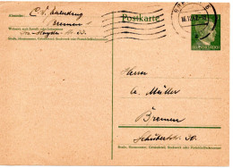 73299 - Deutsches Reich - 1942 - 5Pfg Hitler GAKte BREMEN - Tarjetas