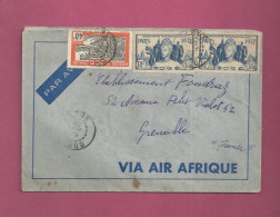 Lettre Par Avion De 1939 Pour La France - YT N° 134 Et 170 X 2 - Exposition Internationale De Paris - Storia Postale