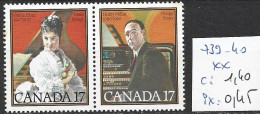 CANADA 739-40 ** Côte 1.40 € - Unused Stamps