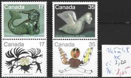 CANADA 745-48 ** Côte 3.20 € - Unused Stamps