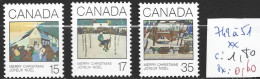 CANADA 749 à 51 ** Côte 1.80 € - Unused Stamps