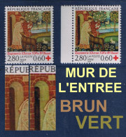 ERREUR DE COULEUR Sur YVERT 2915 N**  VERT à La Place Du BRUN - VARCURIO - Neufs