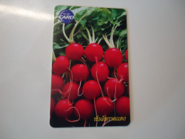 THAILAND   USED   CARDS   TOT CHIPS  FOOD FRUIT - Alimentazioni