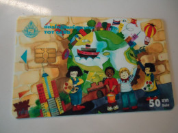 THAILAND   USED  CARDS   TOT CHIP  DISNEY COMICS - Disney