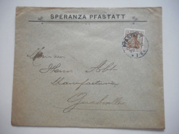ENVELOPPE ALSACE, PFASTATT SPERANZA 1912 POUR GUEBWILLER  COMMERCIALE - Collections (sans Albums)