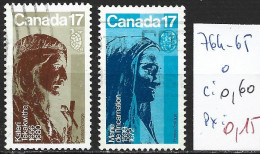 CANADA 764-65 Oblitérés Côte 0.60 € - Used Stamps