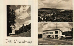 DUDELANGE -Télé-Luxembourg 1.Pylone Avec Antenne émettrice,Son Et Image 2.Vue Générale De Dudelange 3.Station D'Émission - Dudelange