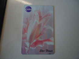 THAILAND USED  CARDS TOT CHIPS  FLOWERS  ORCHIDS - Flowers