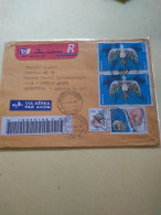 Brasil.to Argentina.reg Letter United Nations 50 Yrs.2 Sets.pict.pmk.from Natal.1996.e7.reg Post . - Covers & Documents