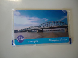 THAILAND MINT  CARDS TOT CHIPS WORLD  HERITAGES BRIDGES - Paisajes