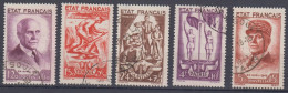 Série 576 à 580 Oblitérés - Cote : 100 € - Used Stamps