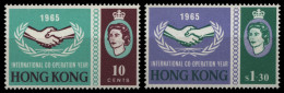 Hongkong 1965 - Mi-Nr. 216-217 ** - MNH - UNO - Ongebruikt