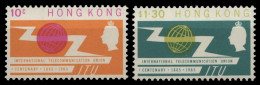 Hongkong 1965 - Mi-Nr. 214-215 ** - MNH - ITU - Ungebraucht