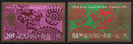 Hongkong 1976 - Mi-Nr. 316-317 ** - MNH - Jahr Des Drachen - Ungebraucht