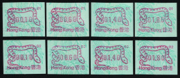 Hongkong 1989 - Mi-Nr. ATM 4 ** - MNH - Automat 01 & 02 - Je 4 Wertstufen - Distributors