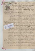 VP22.761 - Bureau Des Hypothèques De MELLE - Acte De 1891 - Mme & M. Jules POMMIER - CHEVALIER à AUBIGNE - Manuscrits