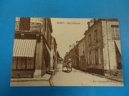 72) Mayet - N° - Rue St-Nicola (attelage) - Année:1907 - EDIT: Lebouleux - Mayet
