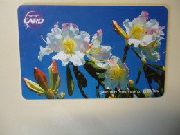 THAILAND USED CARDS TOT CHIPS PLANTS FLOWERS - Flowers