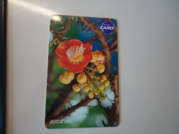 THAILAND USED CARDS TOT CHIPS PLANTS FLOWERS - Blumen