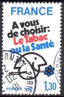 FRANCE 1980 - 1v - Used - Anti-smoking Campaign - Health - Santé -Tobacco - Smoking - Gesundheit – Tabak Tabaco Tabacco - Drugs